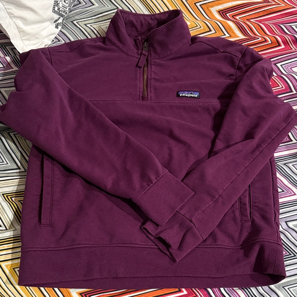 Patagonia Zip-Up in Deep Purple